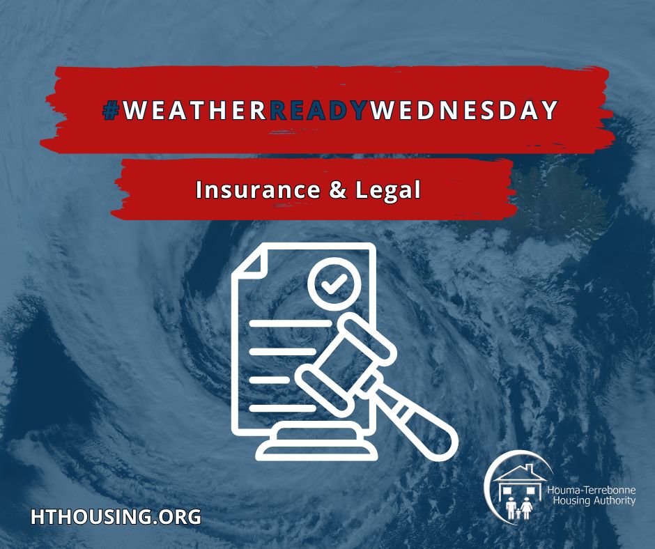 #WeatherReadyWednesday- Insurance & Legal